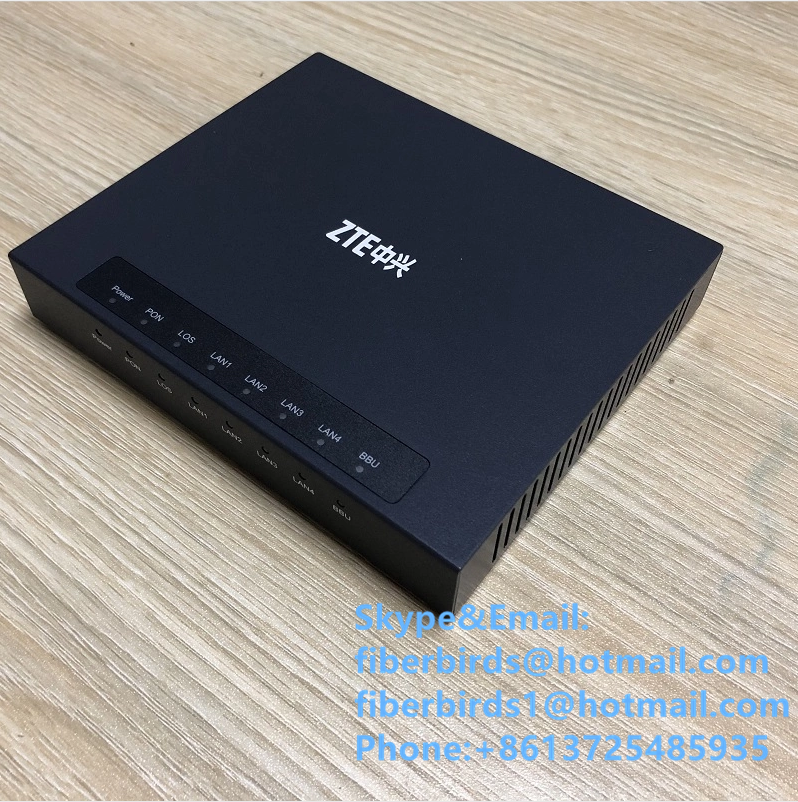 ZTE ZXA10 F600G V5 GPON ONU with 4GE LAN ports BBU port iron shell,ZTE ONU